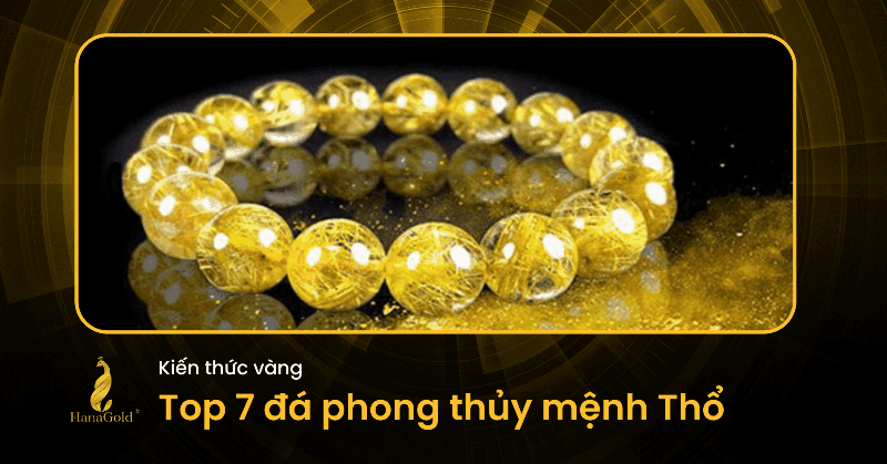 Màu sắc vòng đá phong thủy mệnh Thổ cho nữ mang lại may mắn